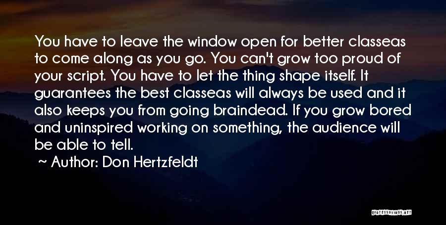 Going On Leave Quotes By Don Hertzfeldt