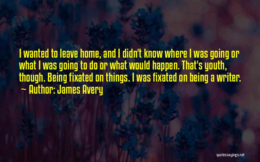 Going On Leave Quotes By James Avery