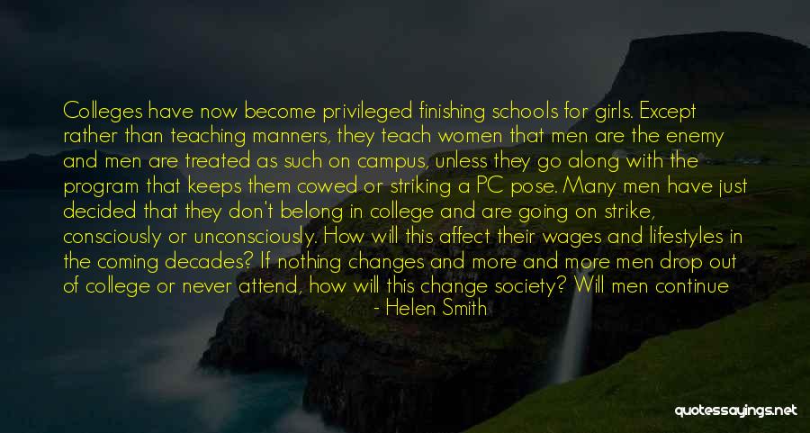 Going On Strike Quotes By Helen Smith