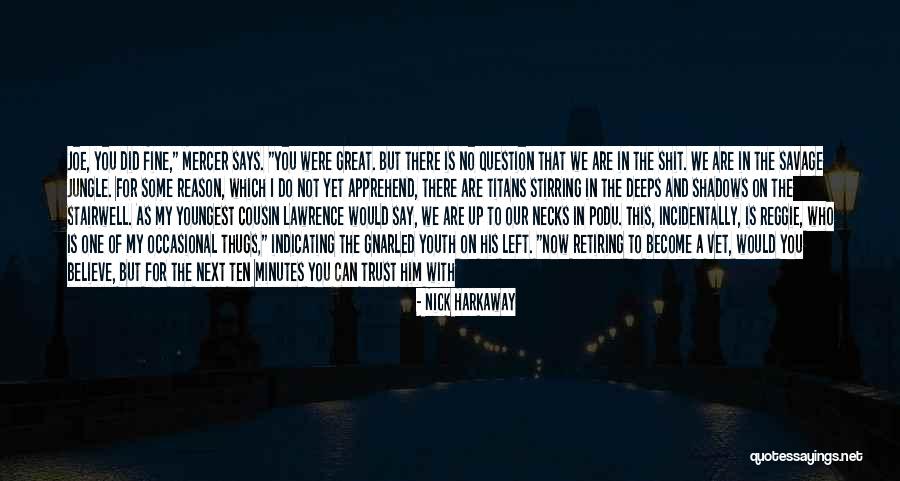 Going On With Your Life Quotes By Nick Harkaway