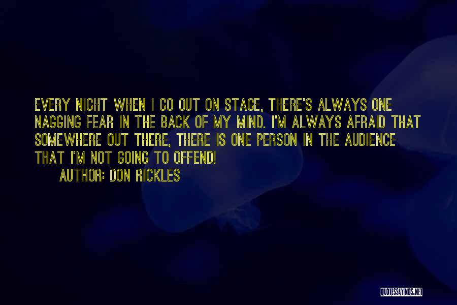 Going Out Every Night Quotes By Don Rickles
