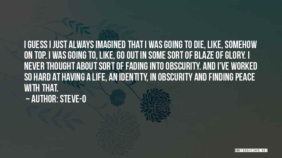 Going Out On Top Quotes By Steve-O