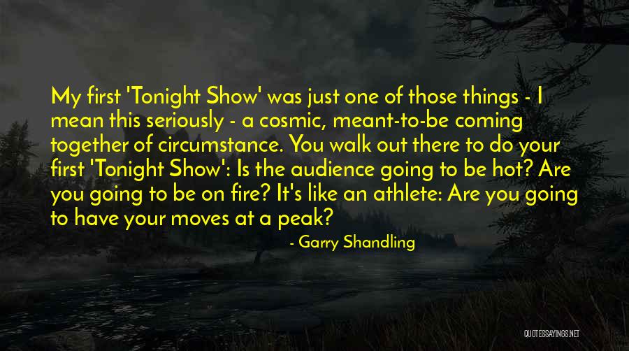 Going Out Tonight Quotes By Garry Shandling Going Out Tonight Quotes By Garry Shandling