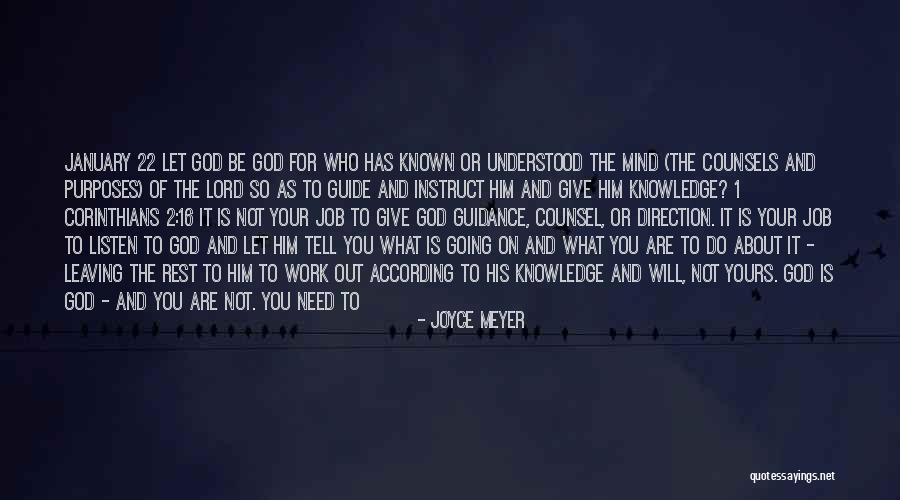 Going Out Tonight Quotes By Joyce Meyer Going Out Tonight Quotes By Joyce Meyer