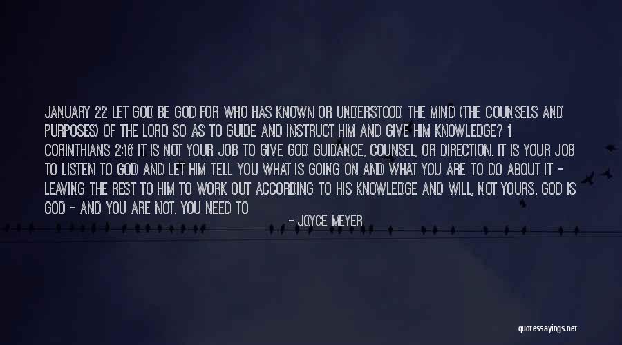 Going Out Tonight Quotes By Joyce Meyer