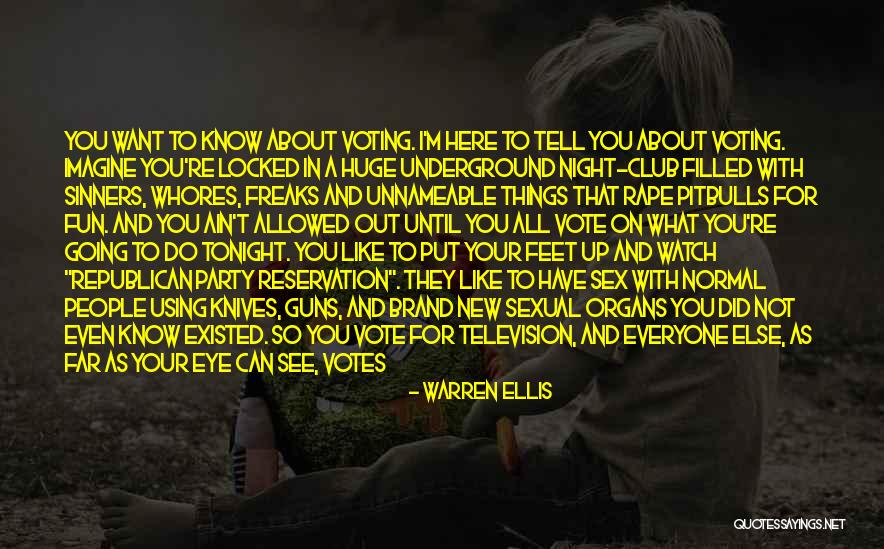 Going Out Tonight Quotes By Warren Ellis Going Out Tonight Quotes By Warren Ellis