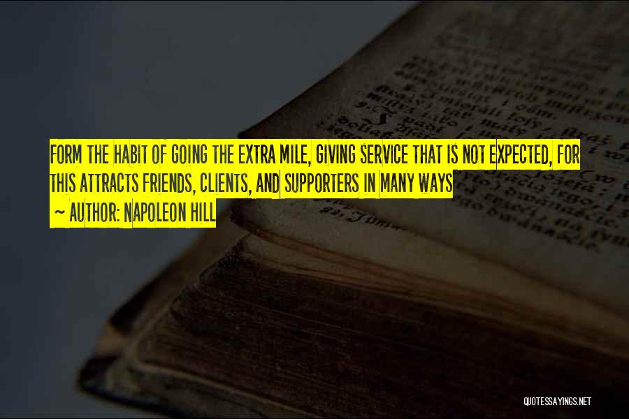 Going That Extra Mile Quotes By Napoleon Hill