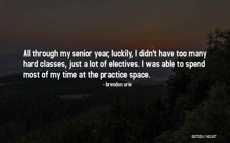 Going Through A Hard Time Quotes By Brendon Urie