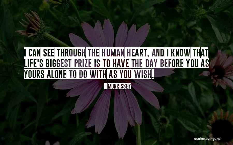 Going Through Life Alone Quotes By Morrissey Going Through Life Alone Quotes By Morrissey