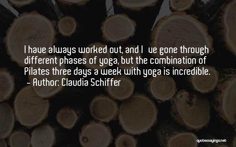 Going Through Phases Quotes By Claudia Schiffer