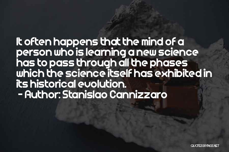 Going Through Phases Quotes By Stanislao Cannizzaro