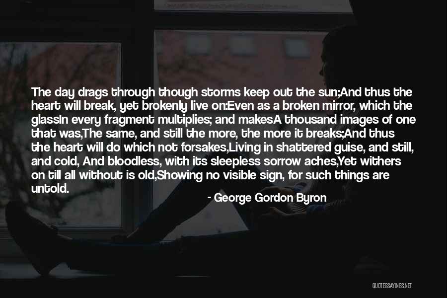 Going Through Storms Quotes By George Gordon Byron