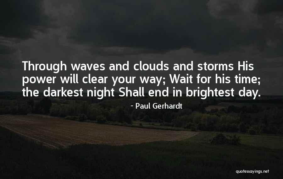 Going Through Storms Quotes By Paul Gerhardt