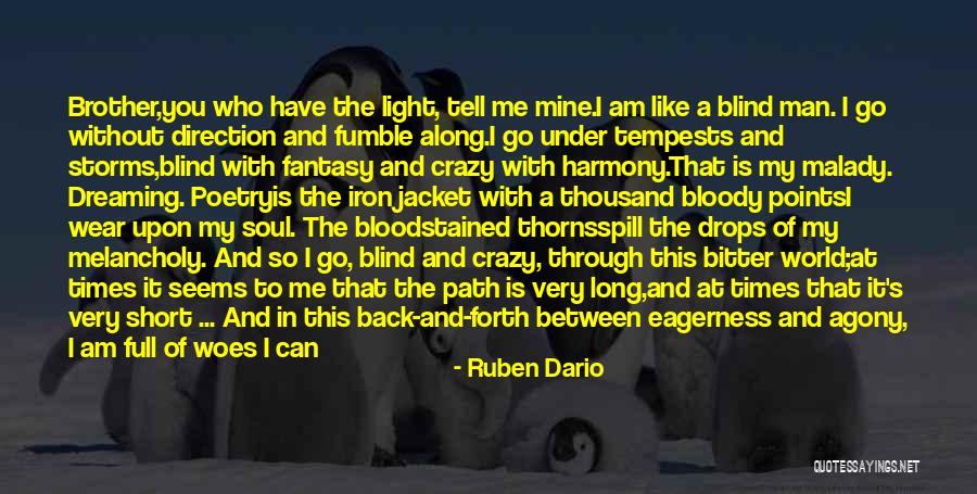 Going Through Storms Quotes By Ruben Dario