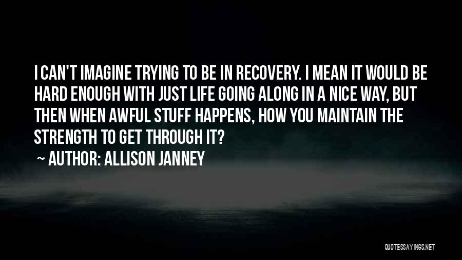 Going Through Stuff Quotes By Allison Janney