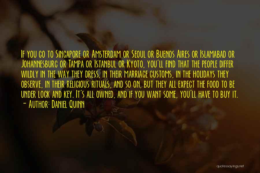 Going To Amsterdam Quotes By Daniel Quinn