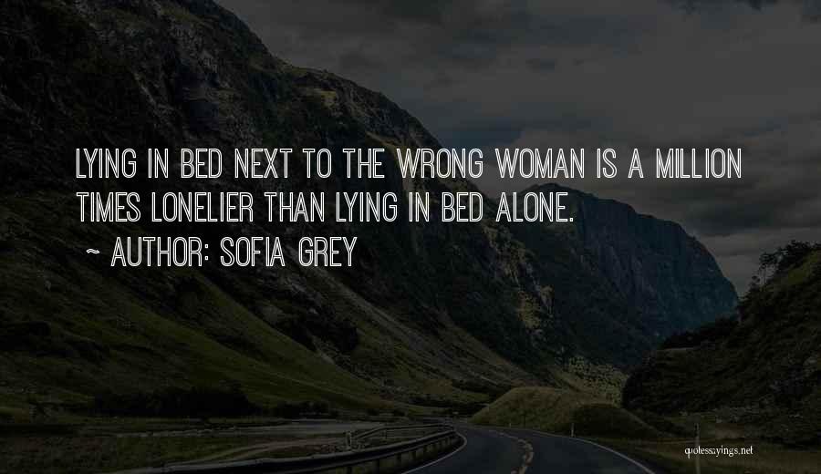 Going To Bed Alone Quotes By Sofia Grey