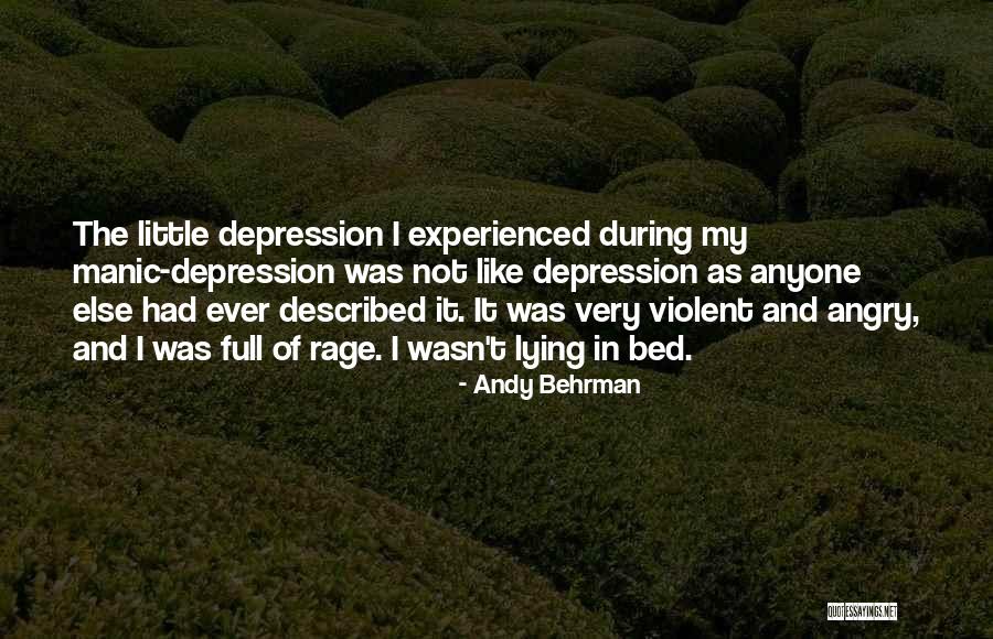 Going To Bed Angry Quotes By Andy Behrman