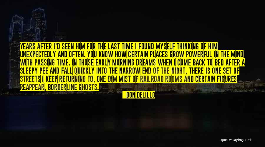 Going To Bed Early Quotes By Don DeLillo Going To Bed Early Quotes By Don DeLillo