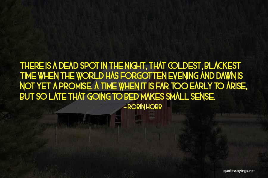 Going To Bed Early Quotes By Robin Hobb Going To Bed Early Quotes By Robin Hobb