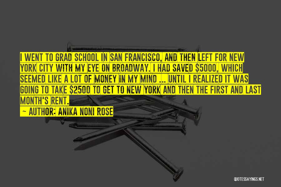 Going To Broadway Quotes By Anika Noni Rose