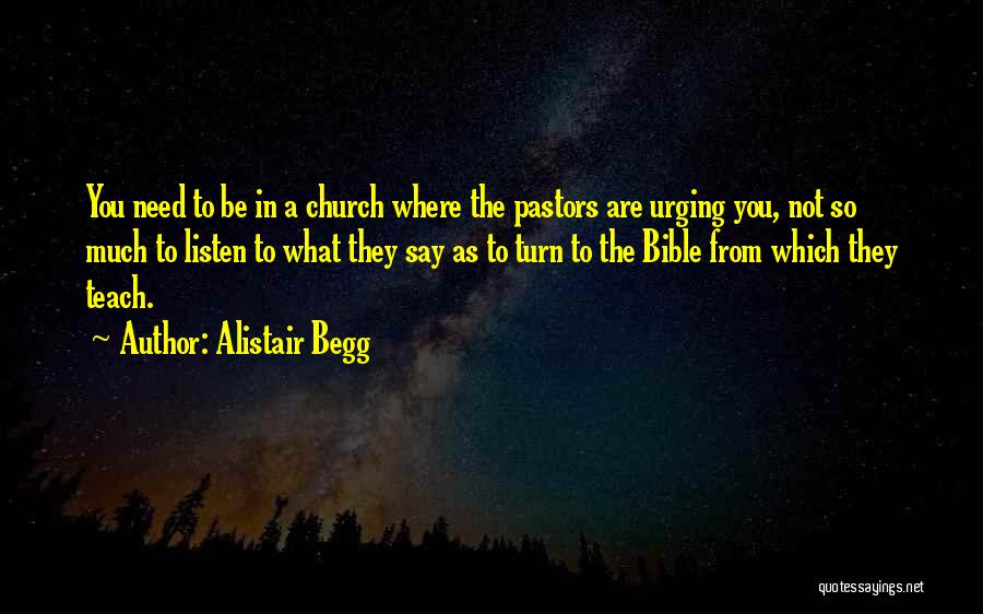 Going To Church In The Bible Quotes By Alistair Begg