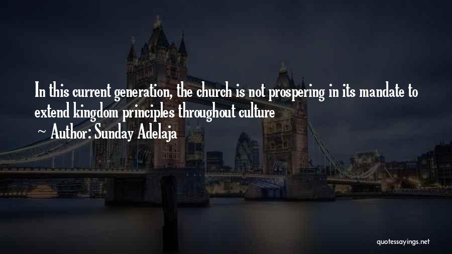 Going To Church On Sunday Quotes By Sunday Adelaja