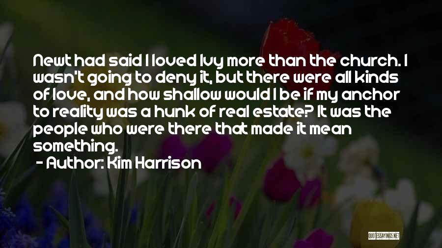Going To Church Quotes By Kim Harrison
