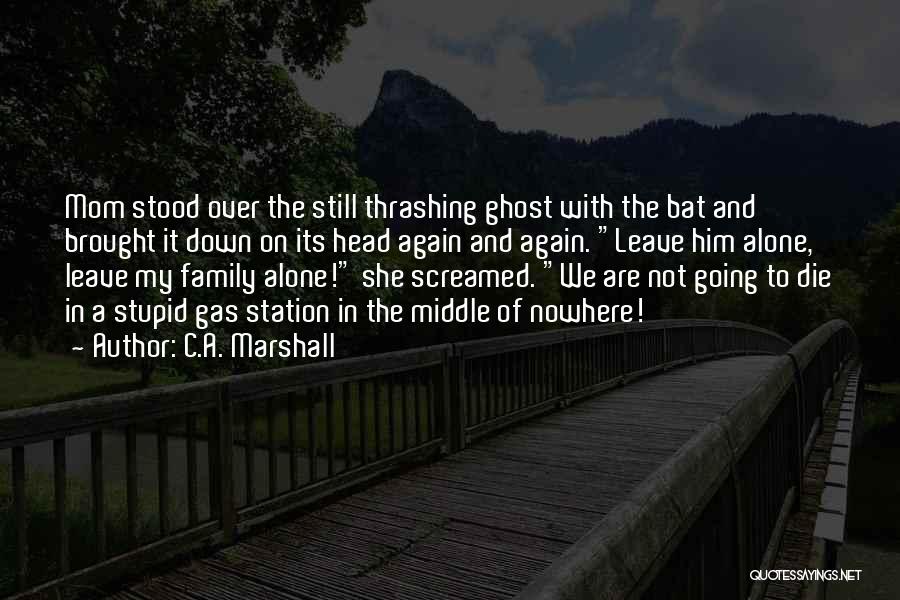 Going To Die Alone Quotes By C.A. Marshall