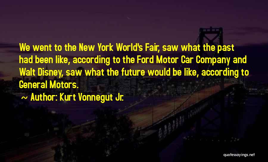 Going To Disney World Quotes By Kurt Vonnegut Jr.