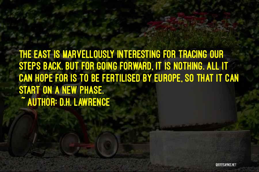 Going To Europe Quotes By D.H. Lawrence