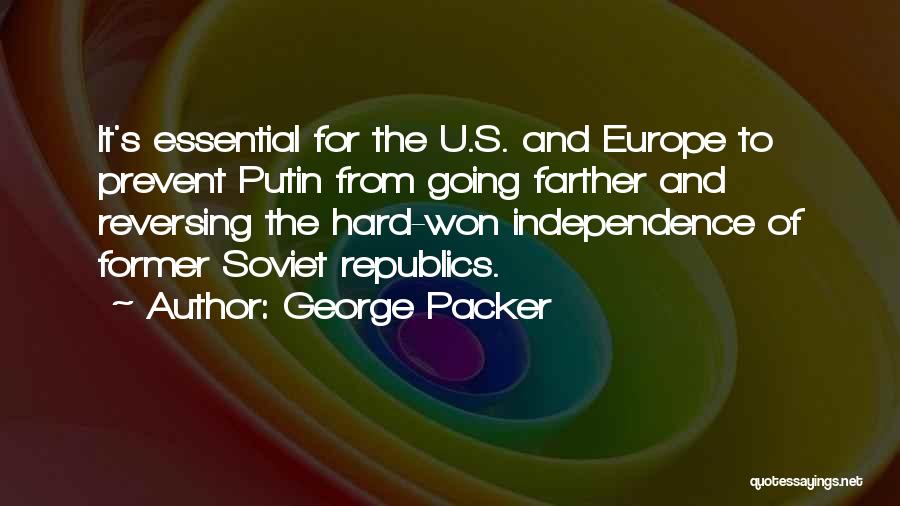 Going To Europe Quotes By George Packer