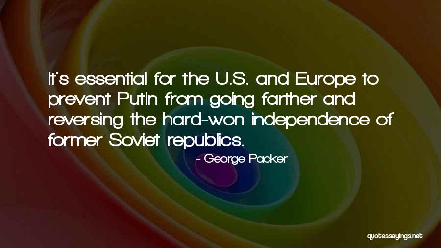 Going To Europe Quotes By George Packer