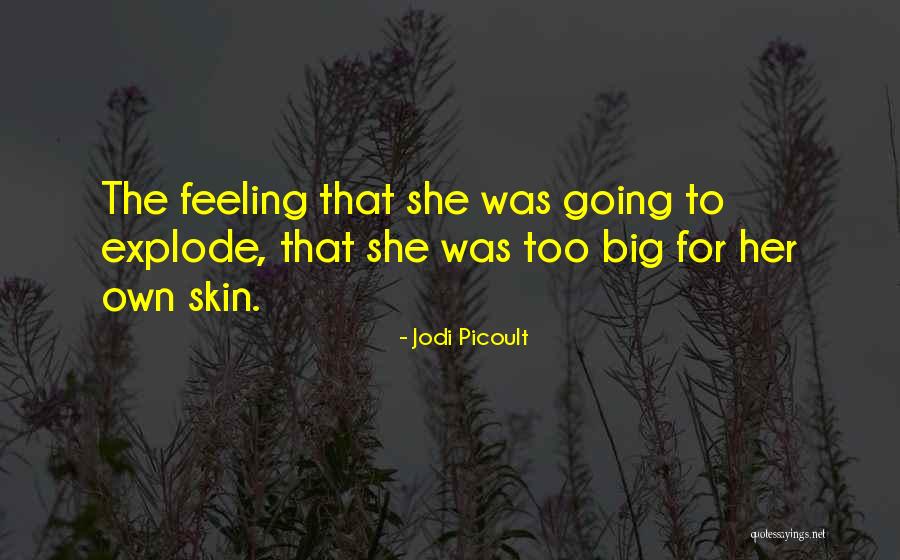 Going To Explode Quotes By Jodi Picoult Going To Explode Quotes By Jodi Picoult