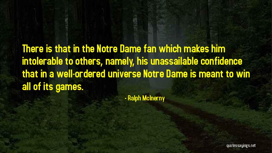 Going To Football Games Quotes By Ralph McInerny Going To Football Games Quotes By Ralph McInerny