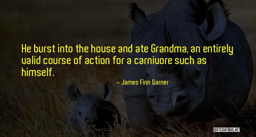 Going To Grandma House Quotes By James Finn Garner Going To Grandma House Quotes By James Finn Garner