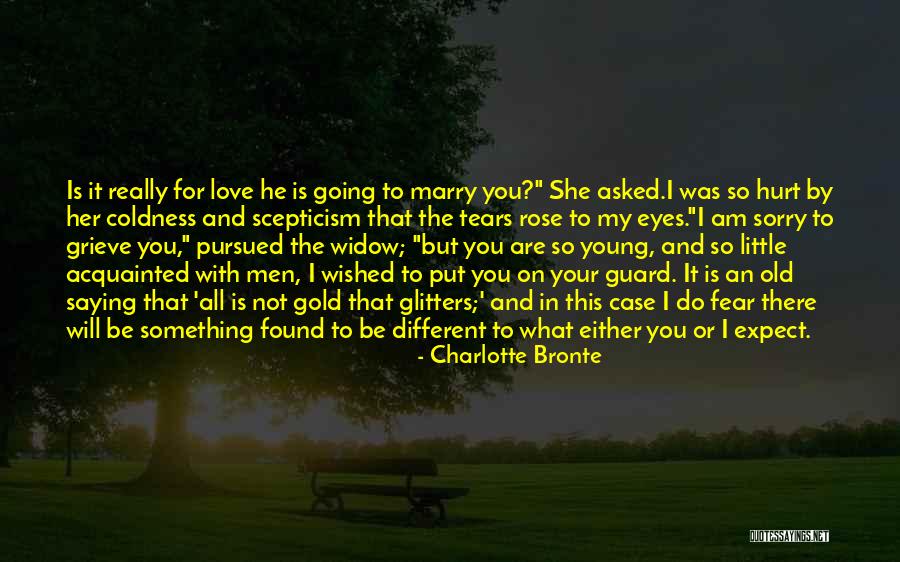 Going To Marry Quotes By Charlotte Bronte