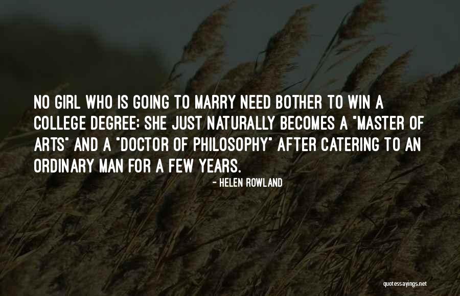 Going To Marry Quotes By Helen Rowland