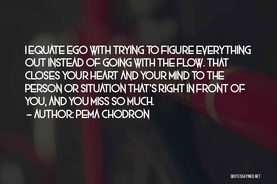 Going To Miss You Quotes By Pema Chodron