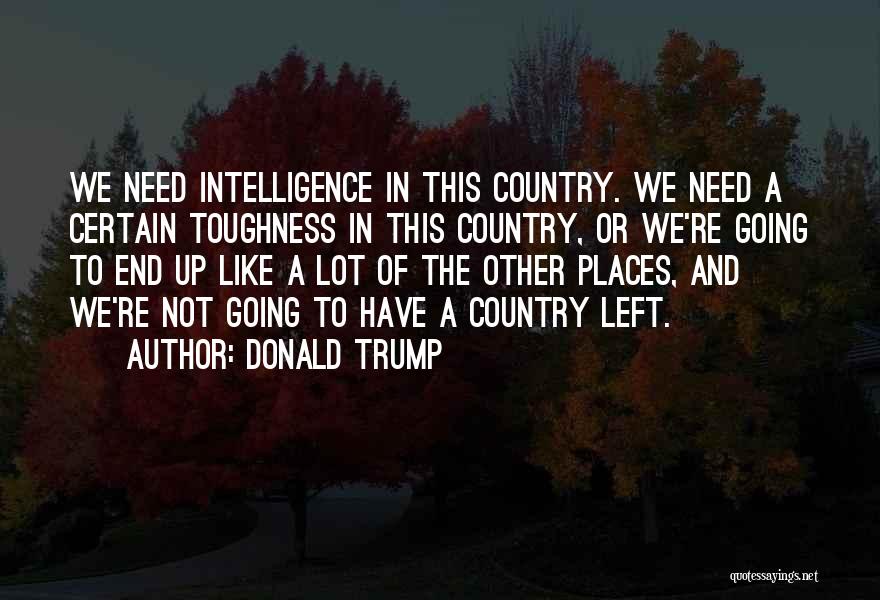 Going To Other Places Quotes By Donald Trump
