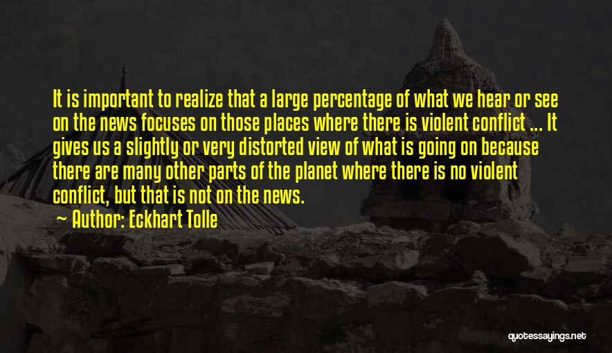 Going To Other Places Quotes By Eckhart Tolle