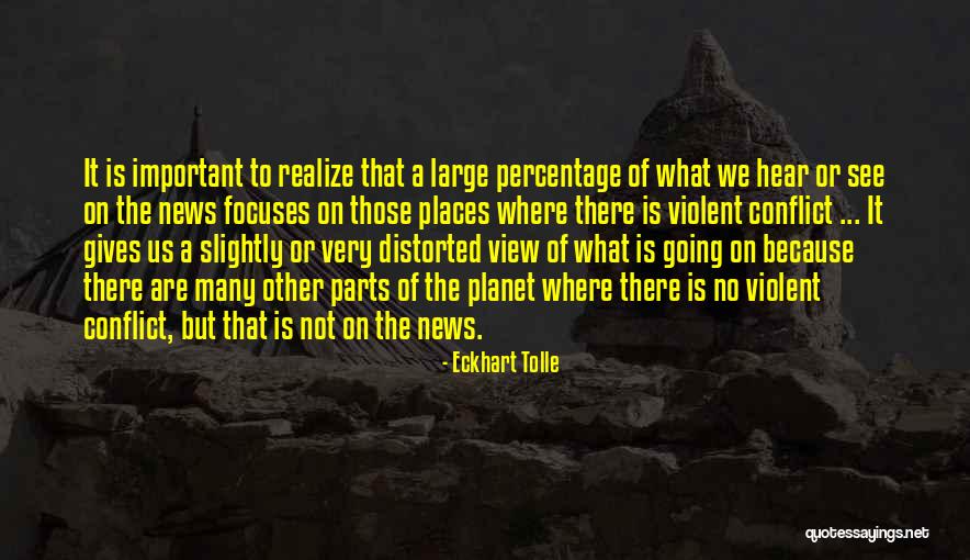 Going To Other Places Quotes By Eckhart Tolle