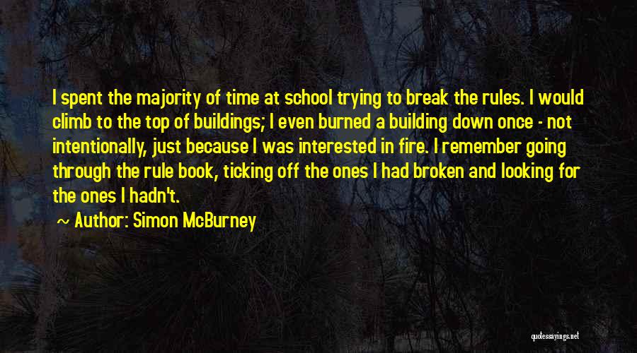Going To School Quotes By Simon McBurney