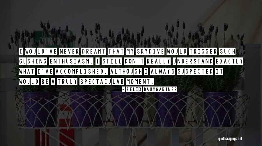Going To Skydive Quotes By Felix Baumgartner Going To Skydive Quotes By Felix Baumgartner
