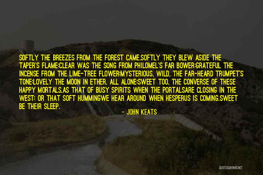 Going To Sleep Happy Quotes By John Keats