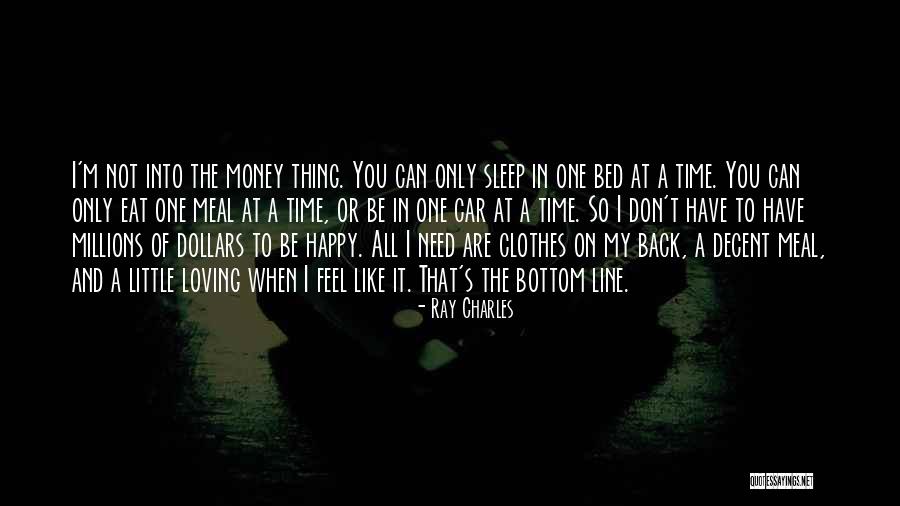 Going To Sleep Happy Quotes By Ray Charles