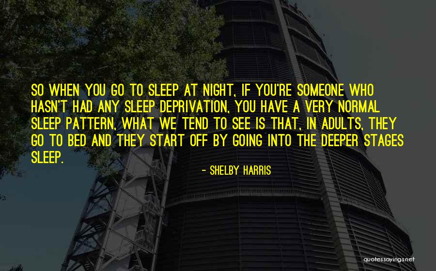 Going To Sleep Quotes By Shelby Harris