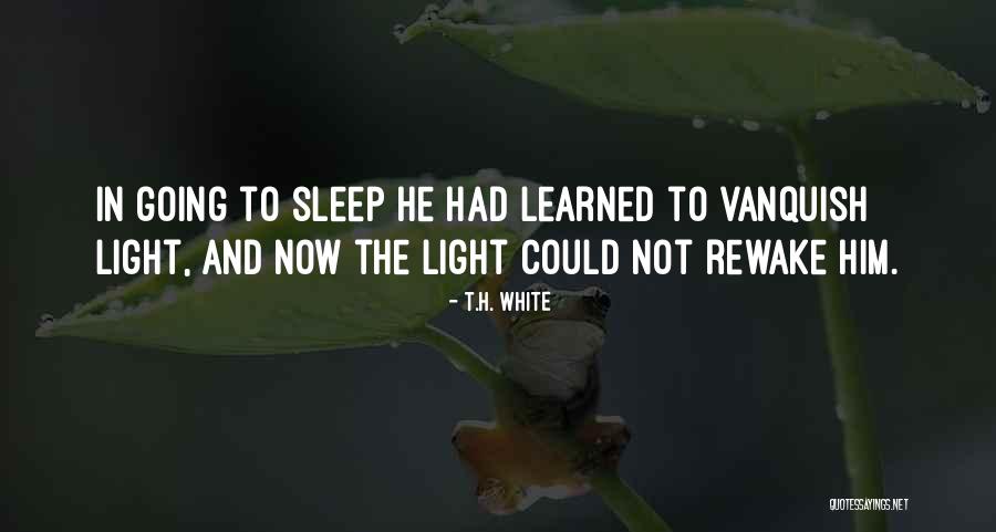 Going To Sleep Quotes By T.H. White