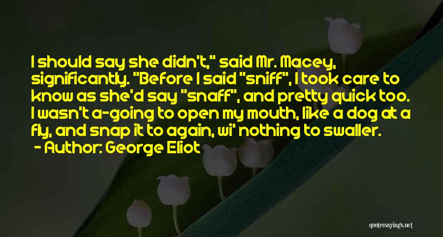 Going To Snap Quotes By George Eliot