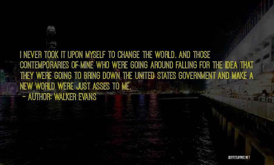 Going To States Quotes By Walker Evans